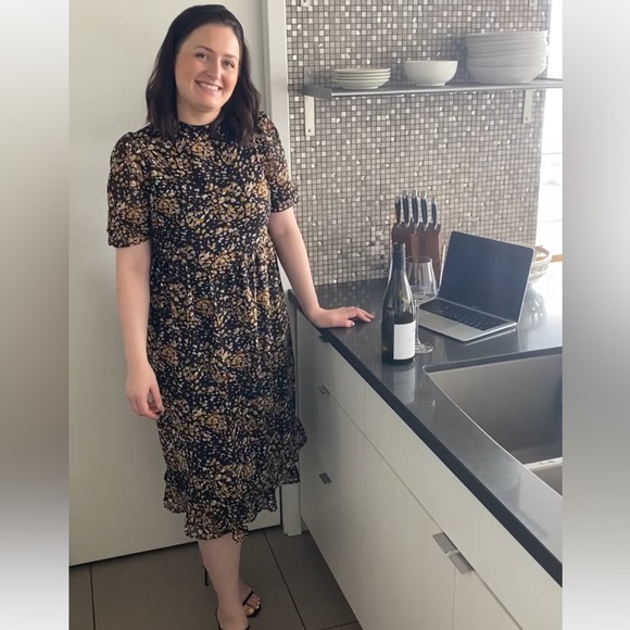 SELECTED FEMME Dresses & Skirts - PATTERNED MIDI DRESS